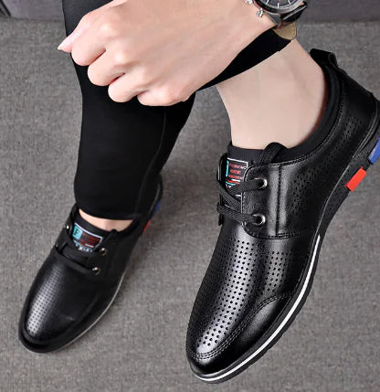 Seneca Casual Shoes - Premium Cowhide Leather with Non-Slip Sole