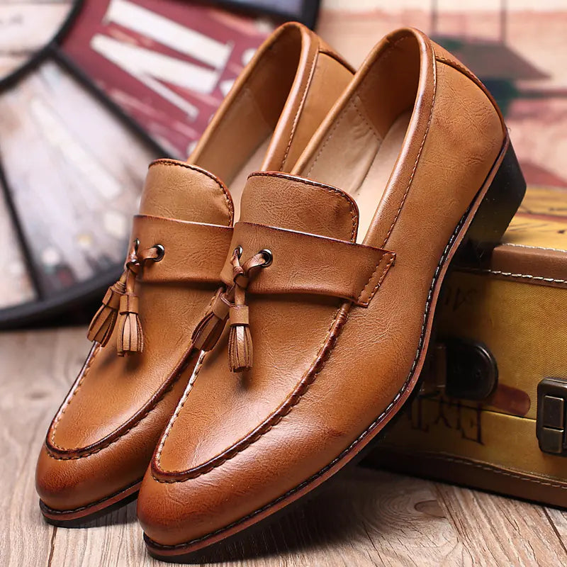 Casual Shoes, New Autumn Leather Men’s Loafers