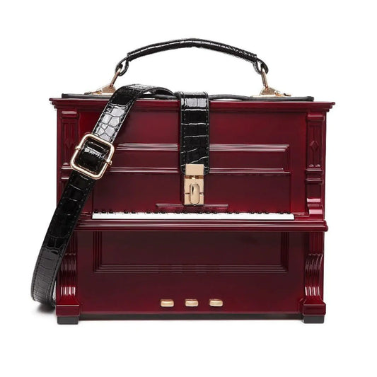 Chic Piano-Shaped Acrylic Handbag