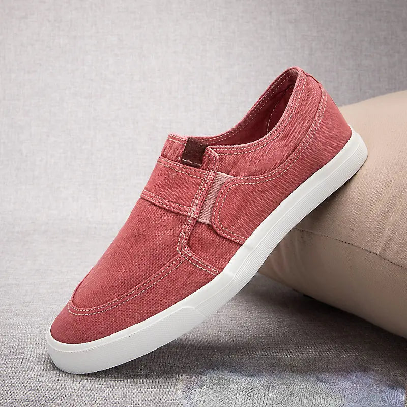Men's Breathable Canvas Skateboard Casual Shoes