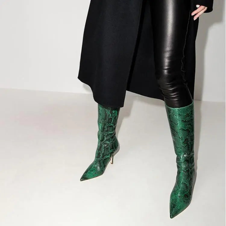 Chic Stiletto High Boots for Women