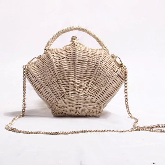 Beachside Bun Straw Bag