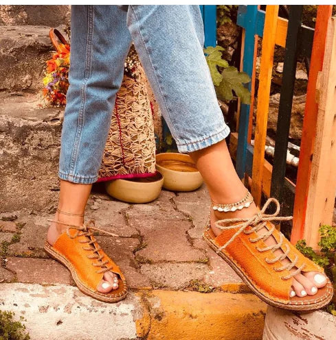Roman Women's Flat Heel Sandals