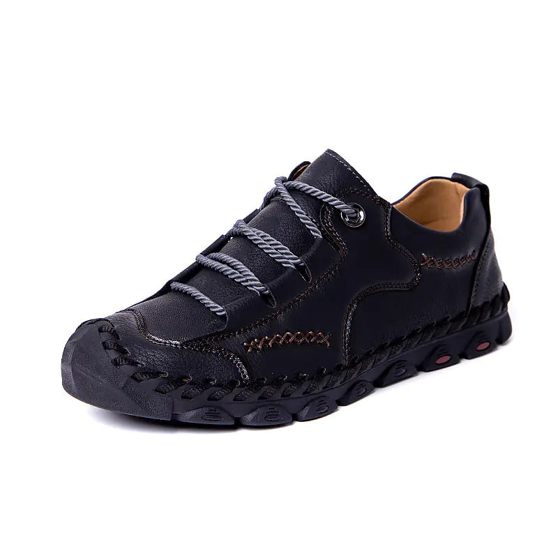 Handmade Soft-Sole Leather Loafers - Premium Men's Casual Comfort Shoes