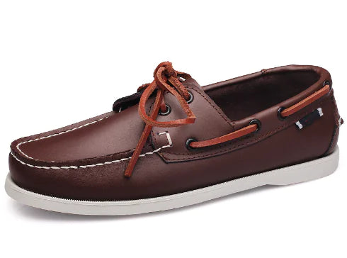 Men's Genuine Leather Loafers - Breathable Casual Shoes