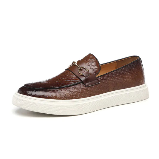Premium Breathable Business Casual Shoes - Men's Summer Leather Footwear
