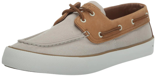 Sperry Bahama II Mens Linen Sneaker Taupe