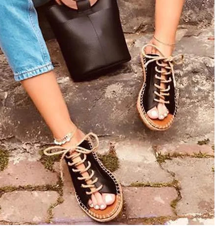 Roman Women's Flat Heel Sandals