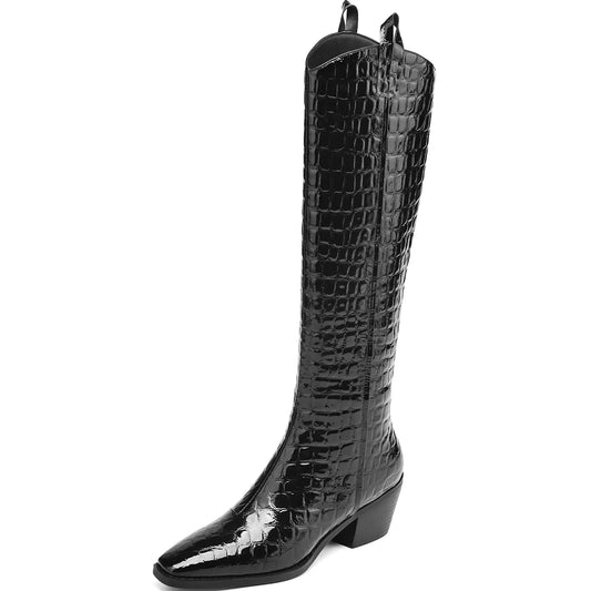 CrocGlam Knee High Riding Boots