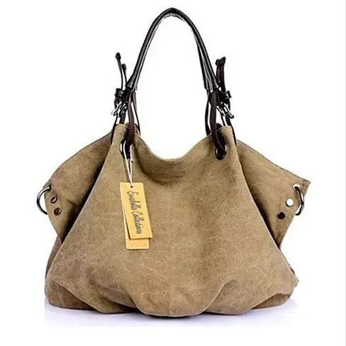 Large Canvas Travel Tote Bag for Women - Stylish Journey Handbag with Soft Handles - Gotaar