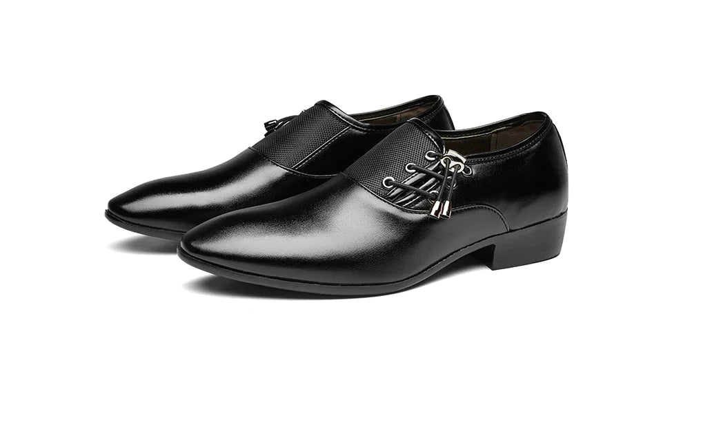 Men's Versatile Leather Shoes - Casual to Formal Footwear