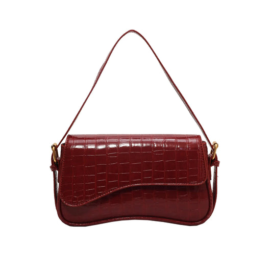Retro Crescent Vegan Leather Handbags