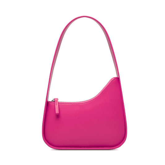 Women's Vegan Leather Shoulder Bag - Trendy Underarm Handbag