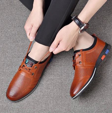 Seneca Casual Shoes - Premium Cowhide Leather with Non-Slip Sole