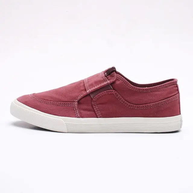 Men's Breathable Canvas Skateboard Casual Shoes