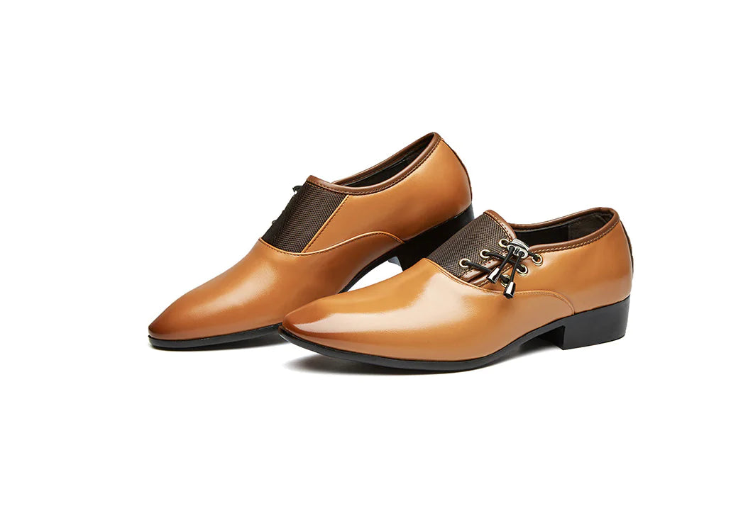 Men's Versatile Leather Shoes - Casual to Formal Footwear