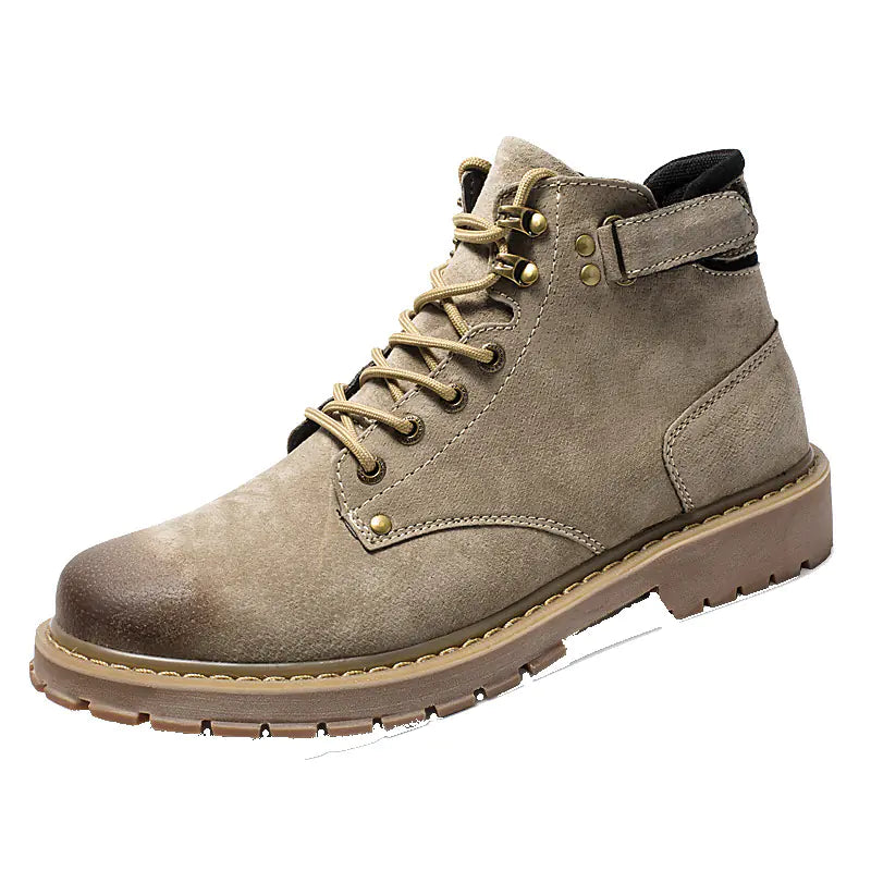 Men's Casual Martin Boots - Stylish Winter Ankle Boots | Waterproof Cold Weather Shoes