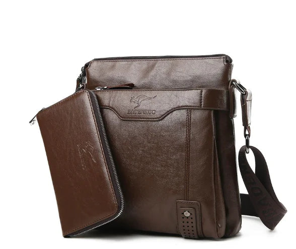 Men's Shoulder Messenger Bag - Business Briefcase