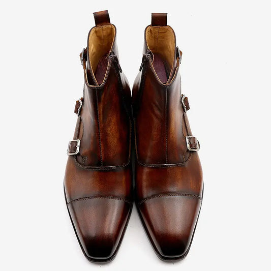 Handmade Leather Breathable Casual Shoes - Premium Men's Dress Shoes