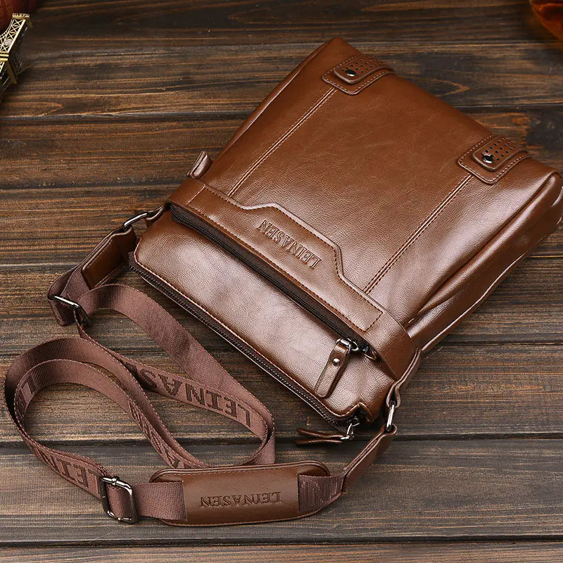 Men's Shoulder Messenger Bag - Business Briefcase