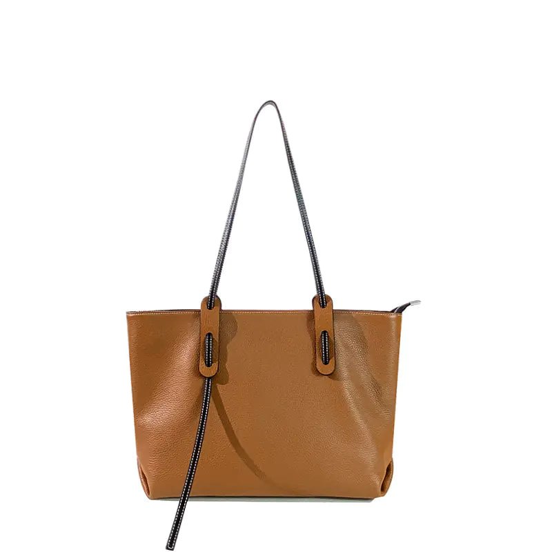 Large Leather Tote Bag - Spacious Soft Leather Design for Everyday Use - Gotaar
