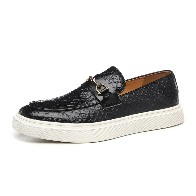 Premium Breathable Business Casual Shoes - Men's Summer Leather Footwear