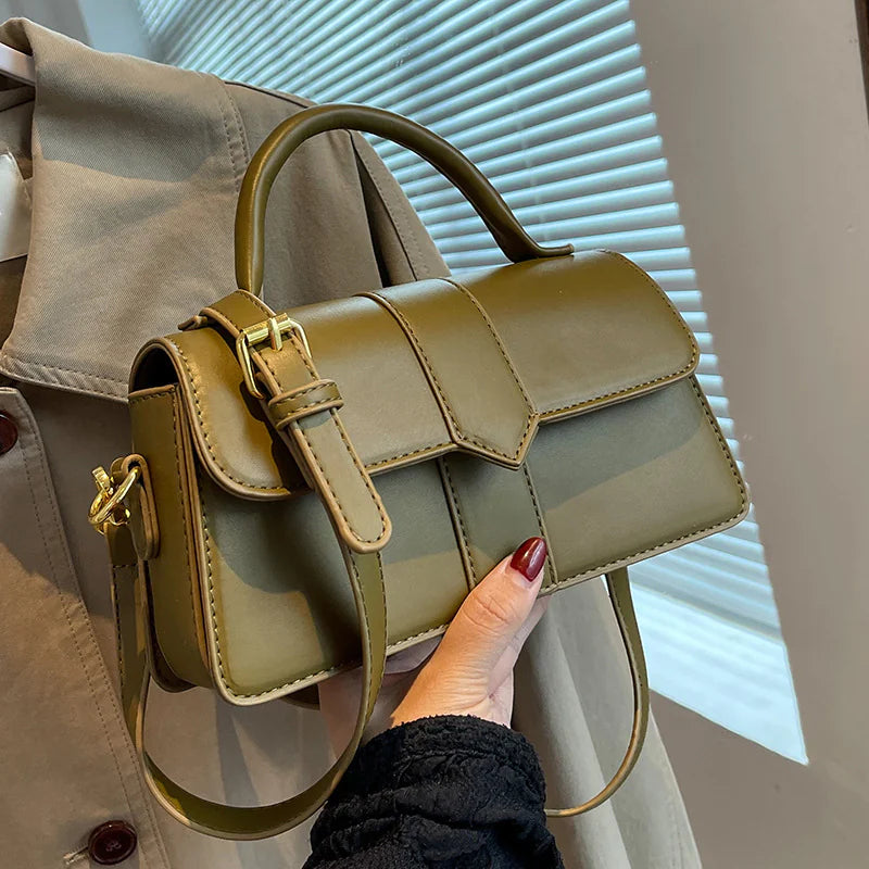 Women's Fashionable All-Match Commuter Messenger Bag - Versatile Shoulder Bag