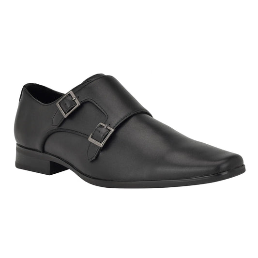 Calvin Klein Mens Brinta Loafer Flat Black 7.5