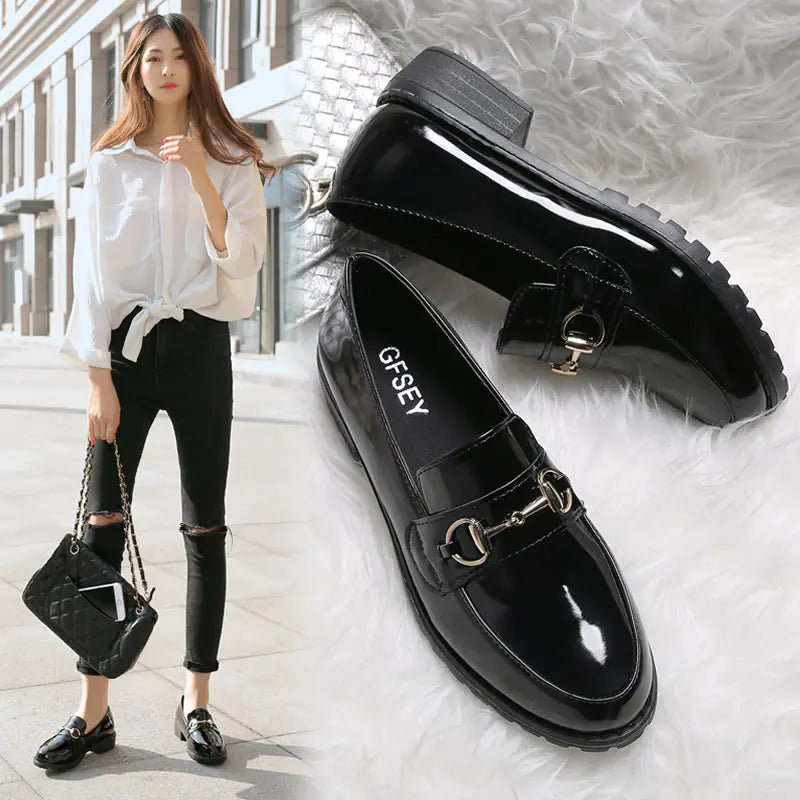 Women's Thick-Soled British Style Casual Shoes