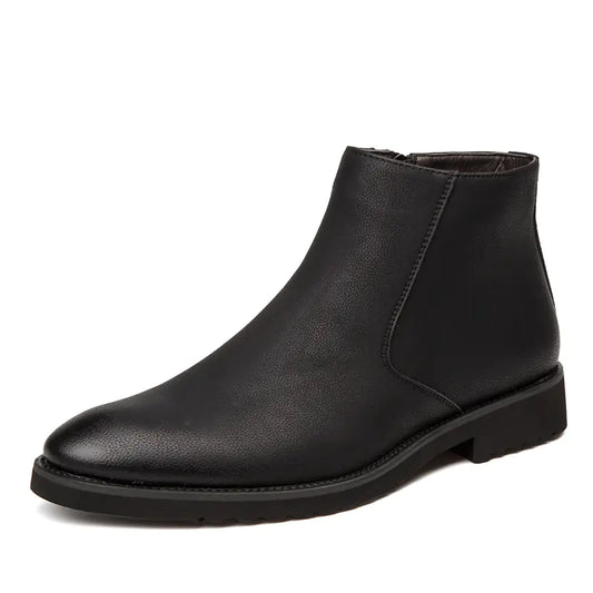 Men's Premium High-Top British Leather Boots - Martin Style Ankle Boots