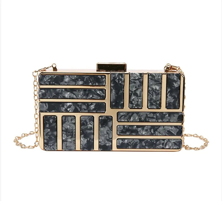 Stylish Square Acrylic Clutch Bag for Women - Gotaar