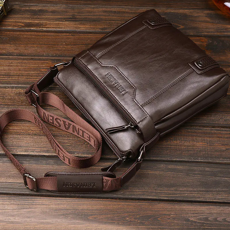 Men's Shoulder Messenger Bag - Business Briefcase