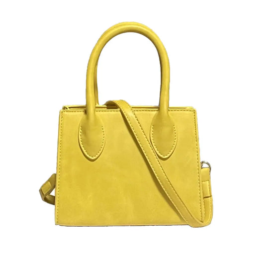 Small Crossbody Tote Bags - Faux Leather Cute Clutch Mini Purses for Women