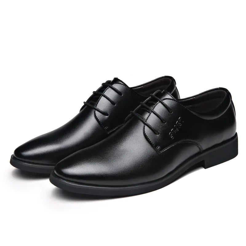 Classic British Leather Dress Shoes for Men - Gotaar