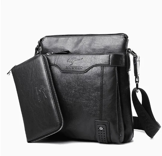 Men's Shoulder Messenger Bag - Business Briefcase