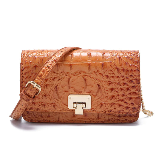 Croc Charm Vegan Leather Phone Purse