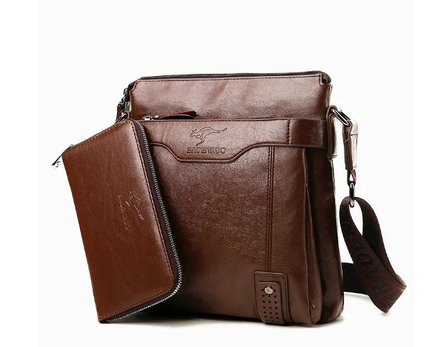 Men's Shoulder Messenger Bag - Business Briefcase