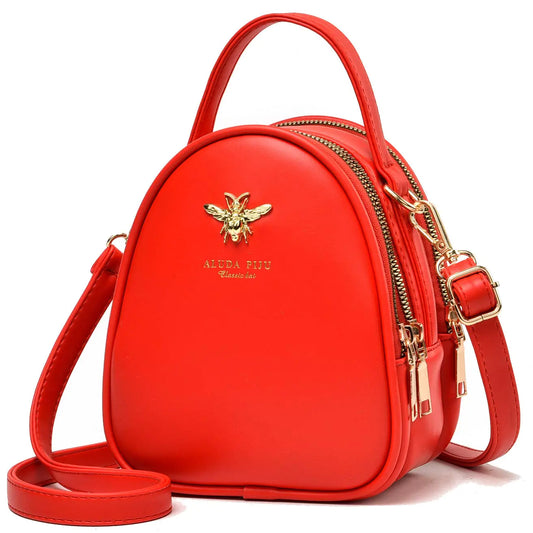 Chic Crossbody & Shoulder Bag Combo - Versatile PU Leather Bag for Women