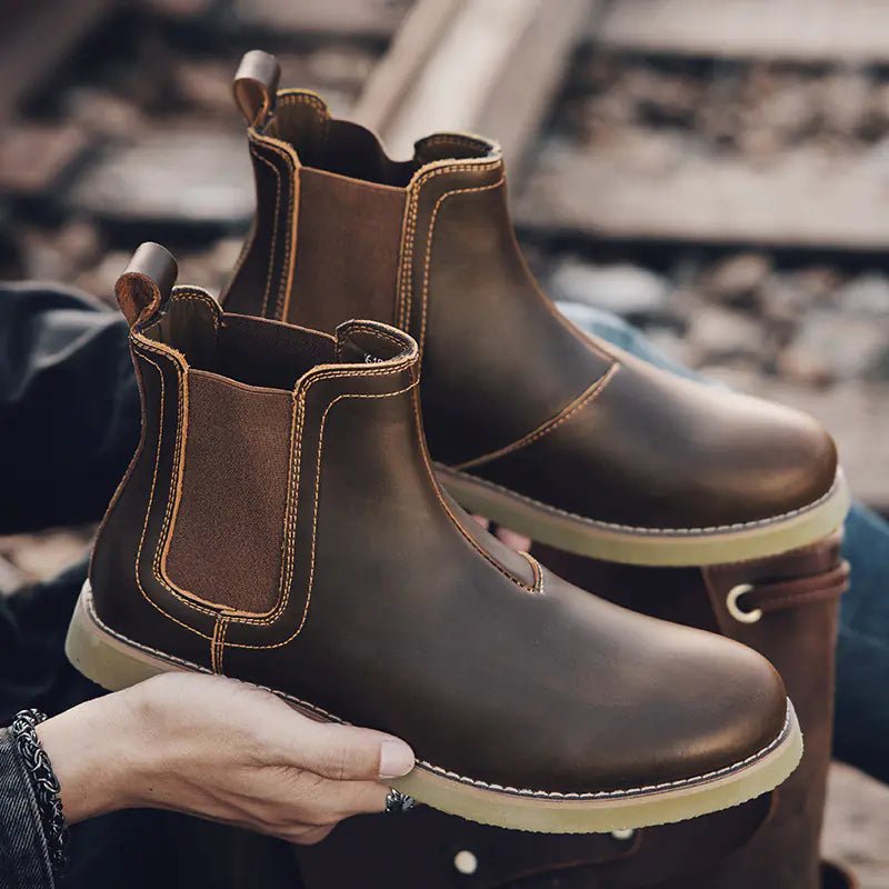 Men's Casual British Chelsea Dr Martens Boots - Gotaar