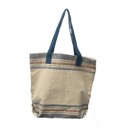 Canvas Print Tote Bag - 100% Cotton Large Capacity Tote with Webbing Handles