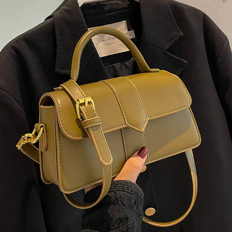 Women's Fashionable All-Match Commuter Messenger Bag - Versatile Shoulder Bag