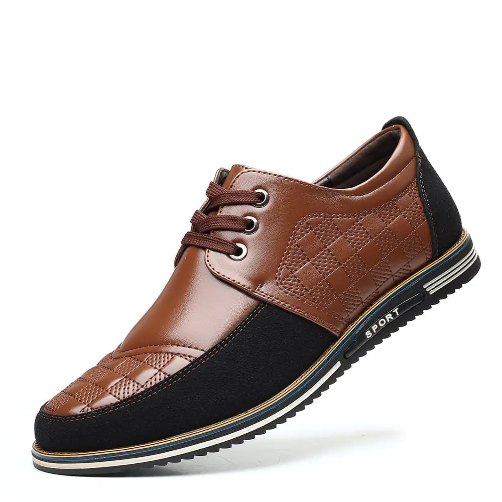 Men's Trendy Lattice Design Casual Shoes - Breathable Hiking Sneakers