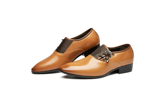 Men's Versatile Leather Shoes - Casual to Formal Footwear