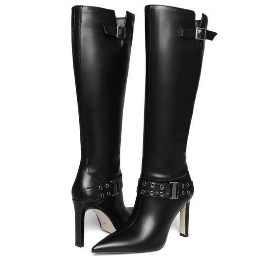 Chic Stiletto Knee High Boots