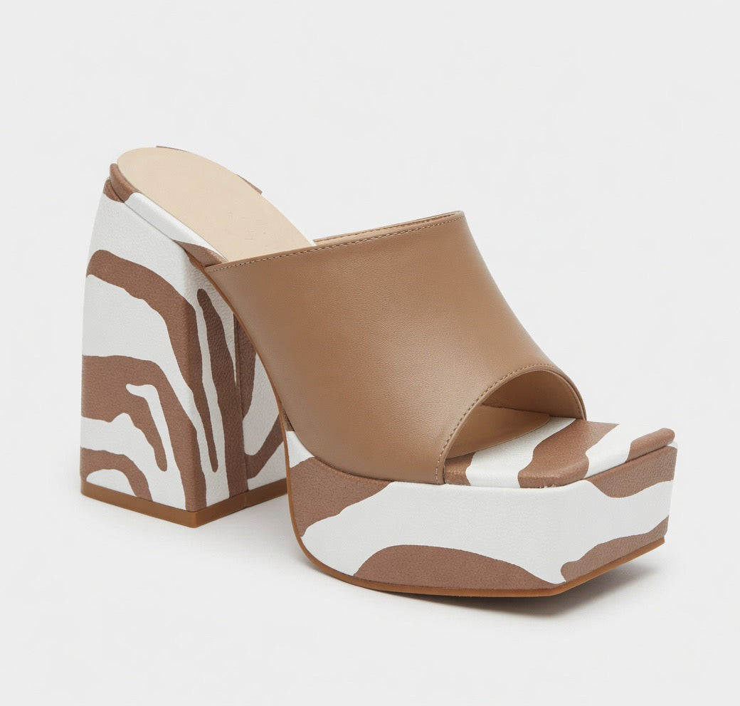 Women's Summer High Heel Sandals - Square Toe Fish Mouth Shoes