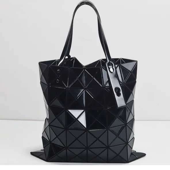 Geometric Diamond Shoulder Bag - Fashionable Tote Bag