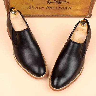 Men's Breathable Leather Shoes - British Style Oxford Loafers | Comfortable & Stylish