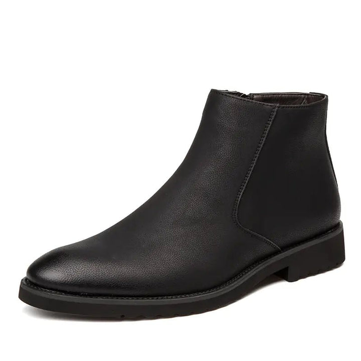 British High - Top Business Boots - Premium PU Leather Martin Style Shoes - Gotaar