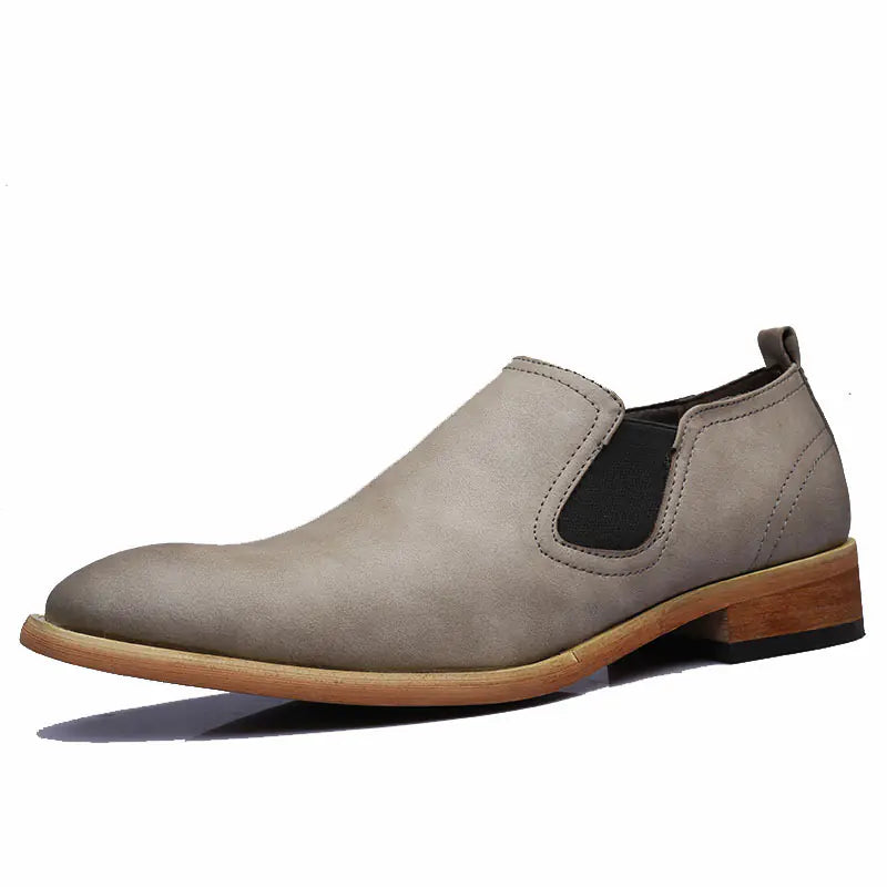 Men's Breathable Leather Shoes - British Style Oxford Loafers | Comfortable & Stylish