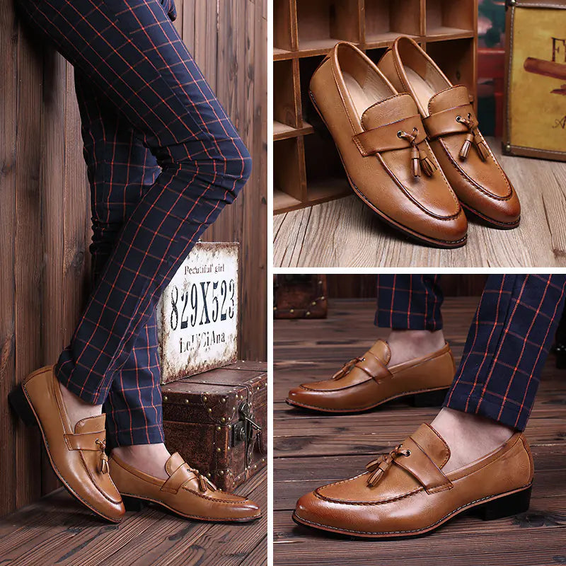 Casual Shoes, New Autumn Leather Men’s Loafers